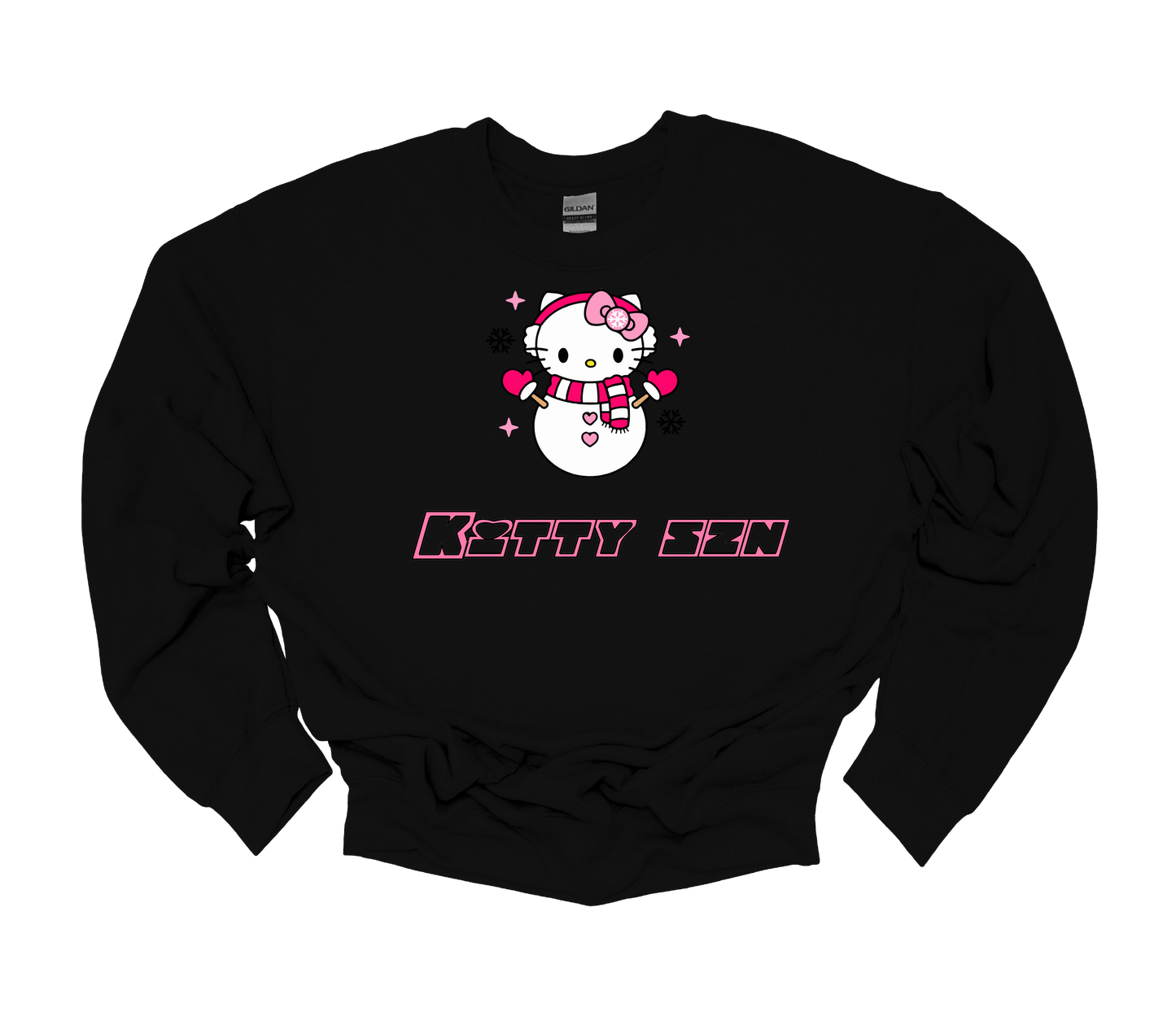 (kitty season) crew neck sweater