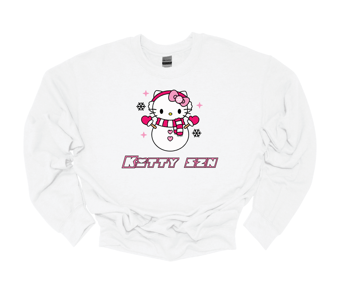 (kitty season) crew neck sweater